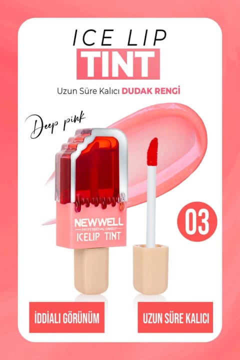نیو ول Ice Lip Tint دیپ پینک ۰۳ ۶ میلیلیتر