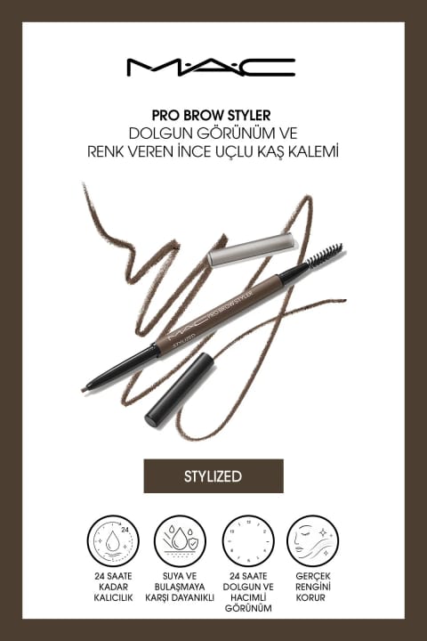 M.A.C Pro Brow Styler مداد ابرو نوک‌باریک حجم‌دهنده و رنگ‌دهنده - Sty...