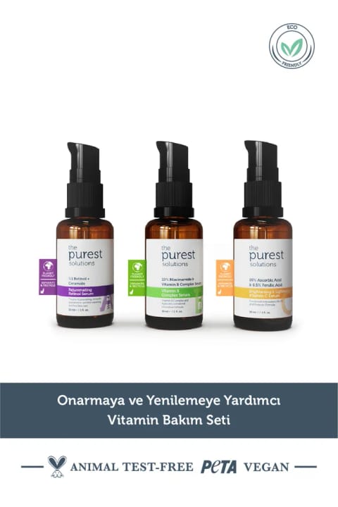 The Purest Solutions ترمیم‌کننده و بازسازی‌کننده ست مراقبت ویتامینه