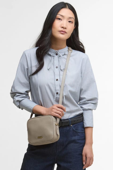 کیف دوشی چرم Barbour Daphne SN51 Dune