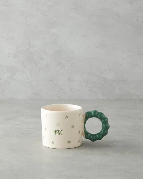 ماگ سرامیکی Merci 260 ml سبز