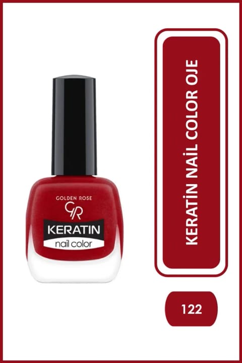 Golden Rose Keratin Nail Color - 122 - لاک ناخن کراتینه