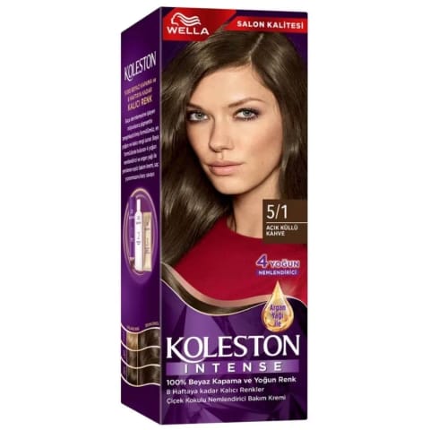 رنگ مو Koleston Intense 5/1 قهوه ای خاکستری فوق العاده