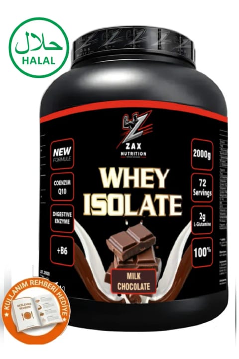 zax nutrition PURE WHEY ISOLATE 2000 GR Milk سری Premium با کیفیت بالا