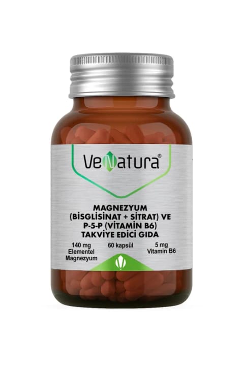 منیزیم (Bisglycinate + Citrate) و P5P (Vitamin B6)