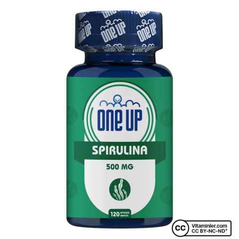 One Up اسپیرولینا 500 میلی‌گرم 120 کپسول