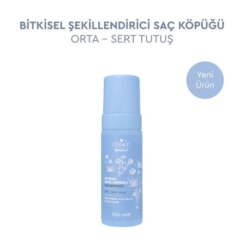 Otacı Botanics موس حالتدهنده گیاهی مو 150 میلیلیتر (حالتدهی متوسط و قوی)