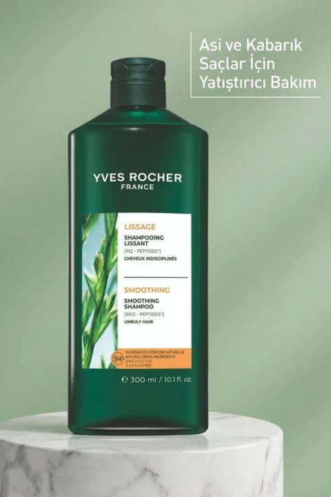 Yves Rocher شامپو تسکیندهنده پریبیوتیک موهای وز و خشک 300 میلیلیتر
