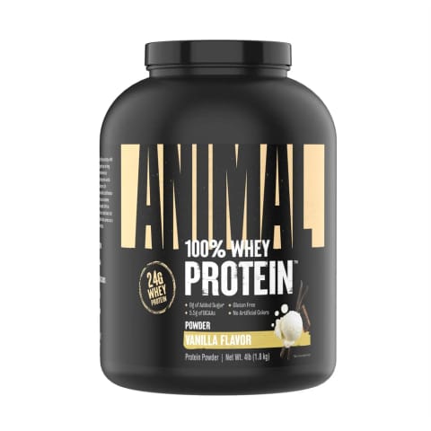 پروتئین وی Animal Universal 1800 گرم - وانیلی 60 سروینگ