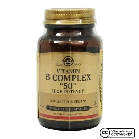 سولگار ویتامین B-Complex 50، 50 کپسول