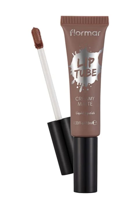 Flormar Creamy Matte Lip Tube Nude رنگ لب مات مایع 001