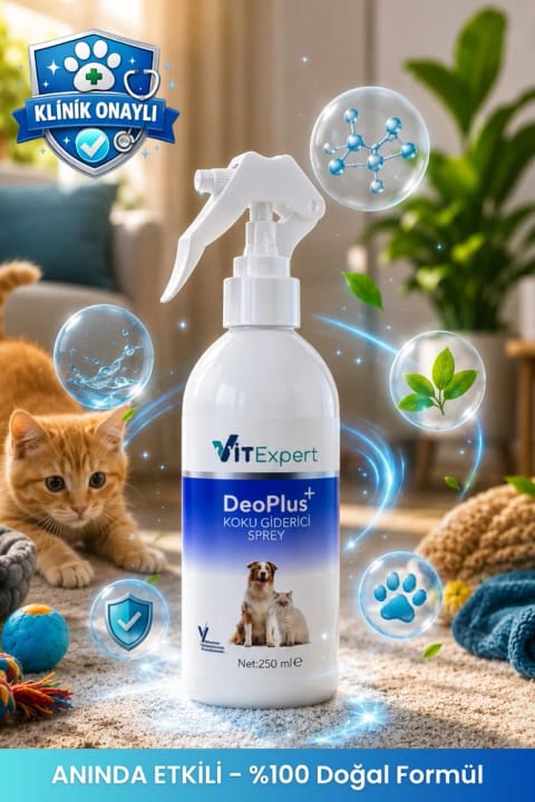 Vitexpert ضد بوی ادرار و مدفوع گربه و مکانهای دفع - رایحه پودر بچه