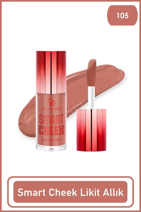 Golden Rose Smart Cheek Liquid Blusher 105- Bakır رژگونه مایع 6 میلی‌لیتر
