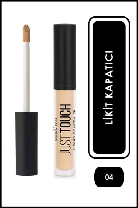 Golden Rose Just Touch Liquid Concealer - 04 - حاوی Vitamin E و Niacinamide