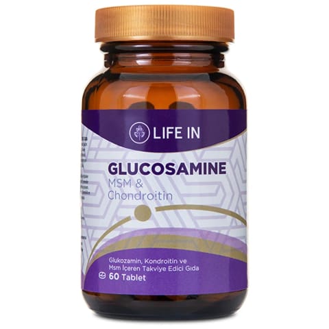 Life In Glucosamine, Chondroitin and MSM Supplement Food 60 Tablets