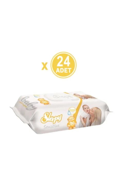 Sleepy دستمال مرطوب حساس 90 برگ بسته 24 عددی (2160 برگ)