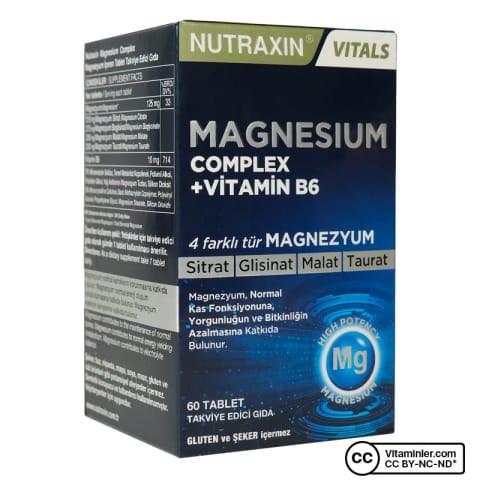 Nutraxin مگنزیم کمپلکس 60 قرص