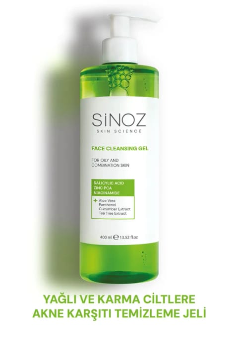 SİNOZ شوینده صورت متعادلکننده سبوم مخصوص پوست چرب و مختلط 400 میلیلیتر