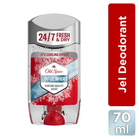 Old Spice Cold Spice دئودورانت ژلهای شفاف ضد تعریق مردانه ۷۰ میلیلیتر