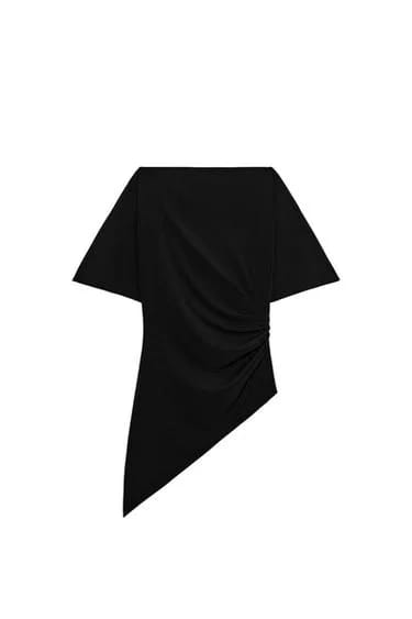 Zara — تاپ کرپ پارچه‌ای