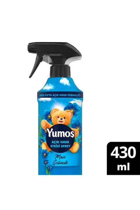 Yumoş اسپری لباس با رایحه هوای آزاد برای وسایل سختشور (ژل آبی)