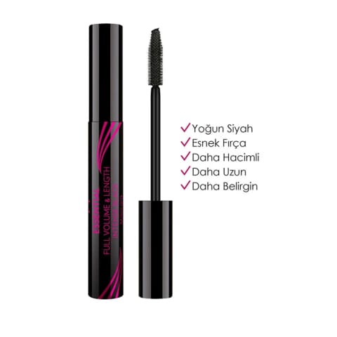 Golden Rose ماسکارا Full Volume & Length مشکی پررنگ