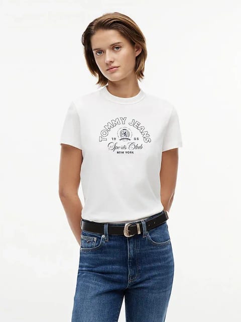 تیشرت آستینکوتاه زنانه Tommy Jeans TJW Regular Heritage