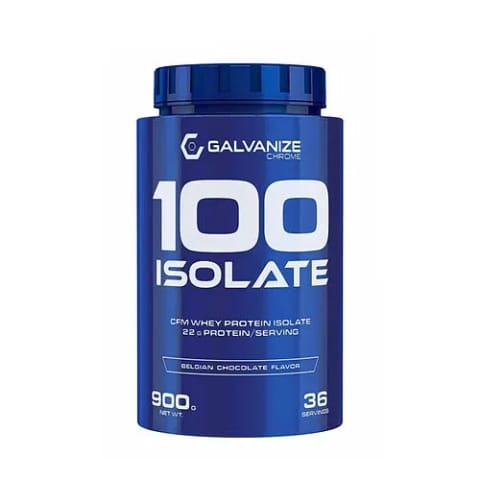 پروتئین ۱۰۰ ایزوله Galvanize Nutrition ۹۰۰ گرم شکلات بلژیکی