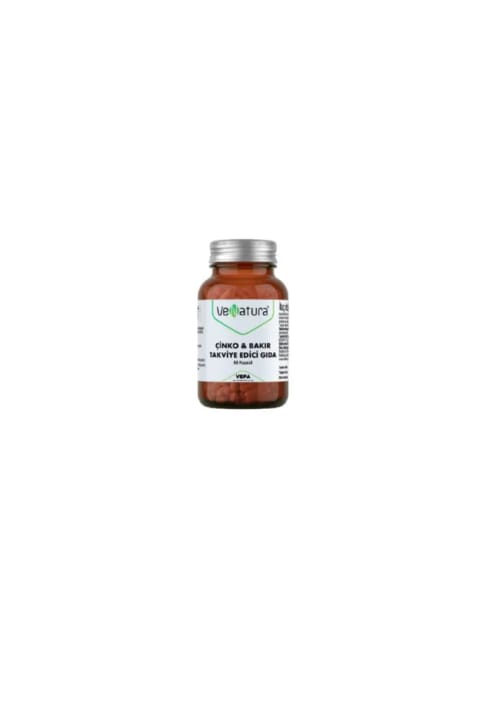VeNatura Zinc 15 mg Copper 1500 mg کپسول مکمل غذایی 60 عددی