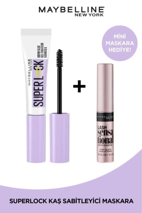 Maybelline New York Super Lock تثبیتکننده ابرو و ماسکارا Lash Sensational Sky High