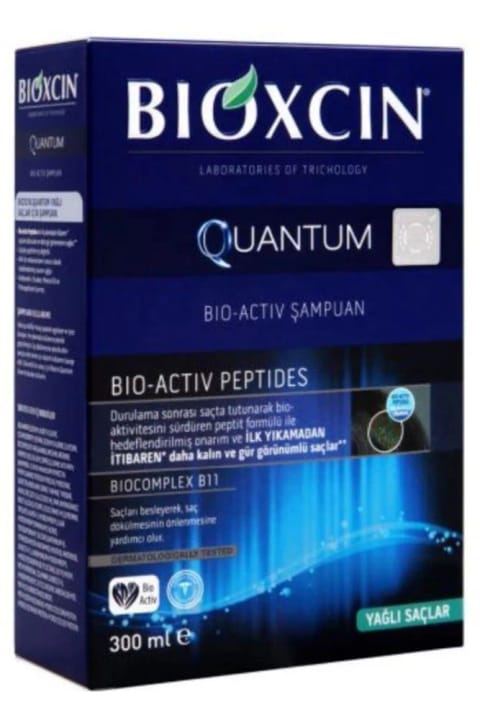 شامپوی مخصوص موهای چرب Bioxcin Quantum 300ml