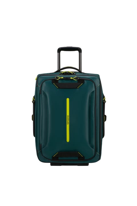 چرخ‌دار Samsonite سبز Ecodiver - چمدان دافل ۲ چرخ ۵۵ سانتی‌متری کابین‌سایز ۱۵.۶ اینچی