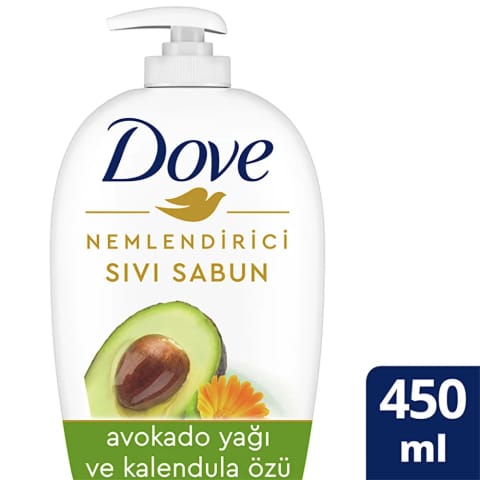 شامپو بدن Dove با روغن آووکادو و عصاره گل همیشهبهار ۴۵۰ میلیلیتر