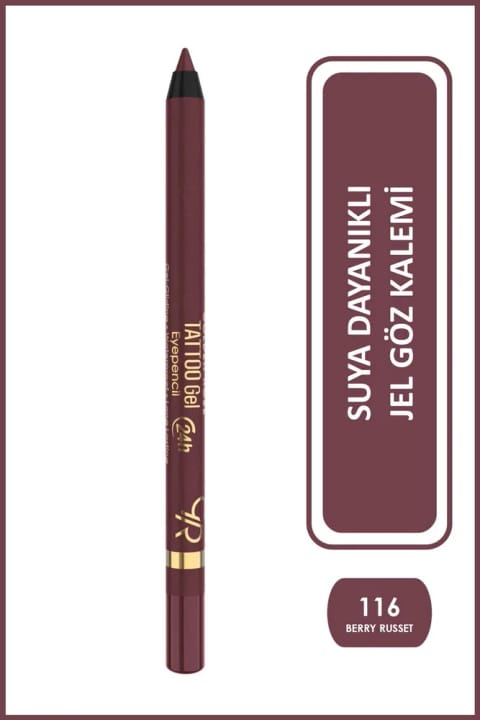 Golden Rose Tattoo Gel Eyepencil -116 Berry Russet - ژل خط چشم ماندگار
