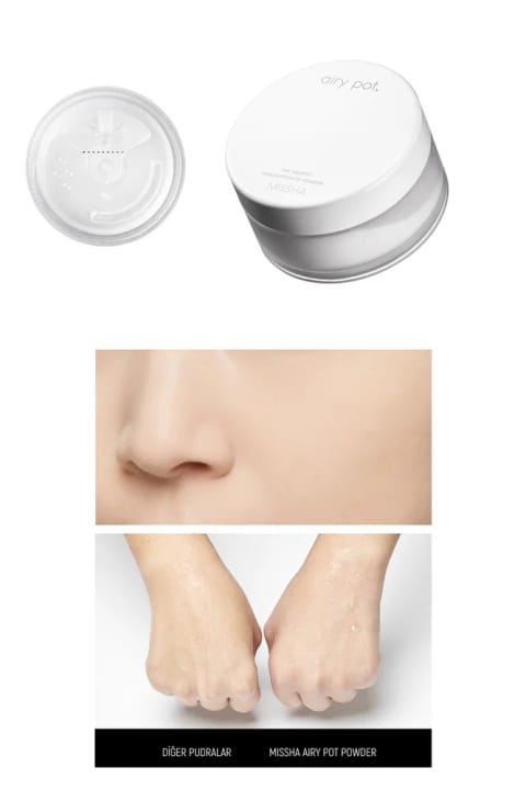 Missha پودر فیکساتور ماتی سبک فوق‌العاده Airy Pot Powder