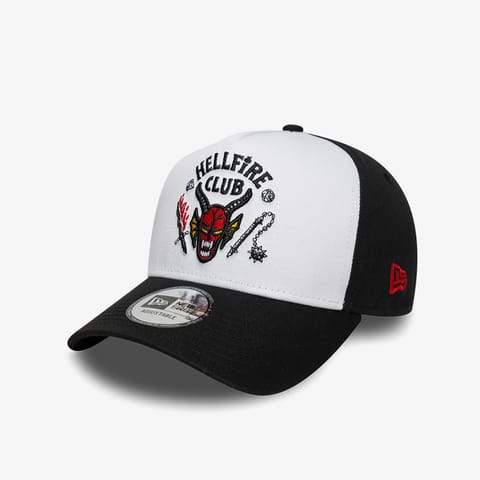 کلاه New Era Stranger Things Hellfire Club 9Forty E-Frame مشکی/سفید