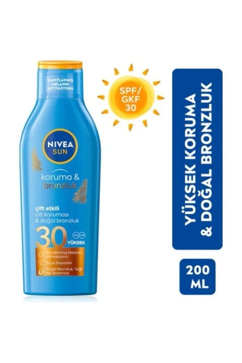 NIVEA ضد آفتاب برنزه کننده SPF 30 200ml