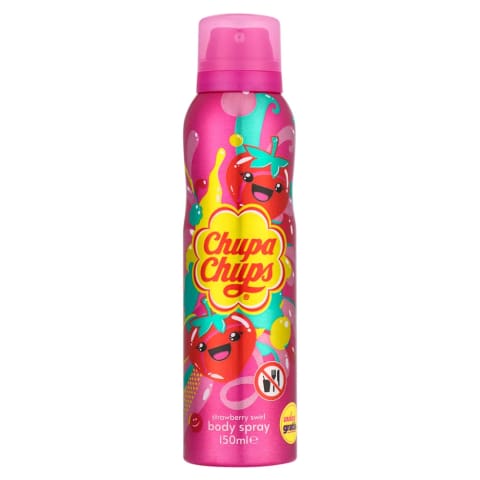 Chupa Chups Strawberry Swirl دئودورانت اسپری بدنی زنانه ۱۵۰ میلیلیتر