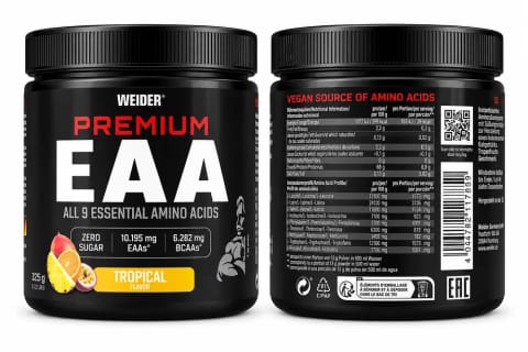 Weider Premium EAA Amino Acid All 9 Essential Amino acid 325 گرم - Tropical