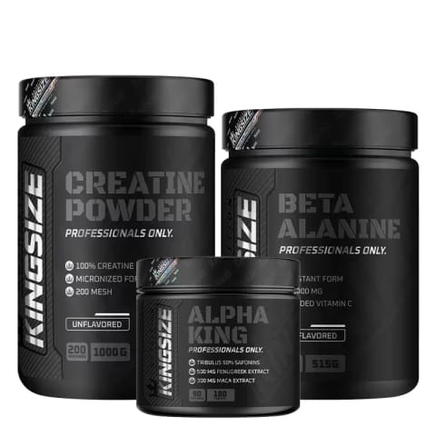 Kingsize Nutrition Creatine + Beta Alanine + Alpha King ترکیبی