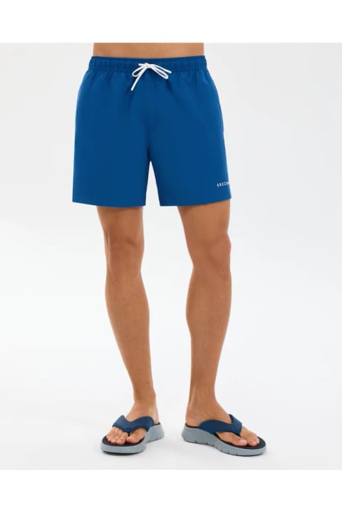 SKECHERS شورت ساحلی مردانه M سایز 5 اینچ آبی دریایی S211654-4295