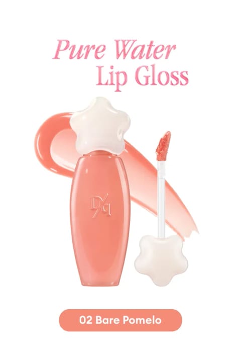 dasique لیپ گلاس آبرسان و مغذی Pure Water Lip Gloss (02...