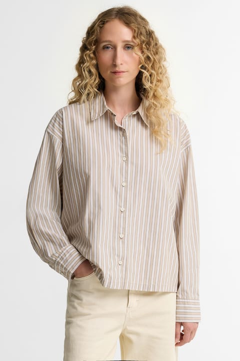 پیراهن Barbour Fawne BE93 Warm Trench Stripe