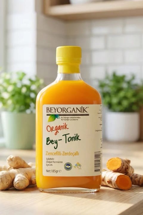 BEYORGANİK ارگانیک تونیک سفید کننده (زردچوبه-زنجبیل) 200 میلیلیتر (دارای آنالیز سموم)