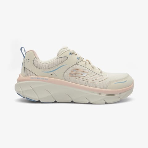کفش ورزشی زنانه Skechers D'Lux Walker 2.0-Daisy Doll کرم