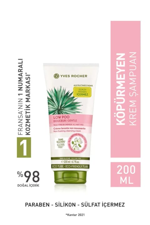 شامپو کرم فوم‌ندار Yves Rocher - 200 ml