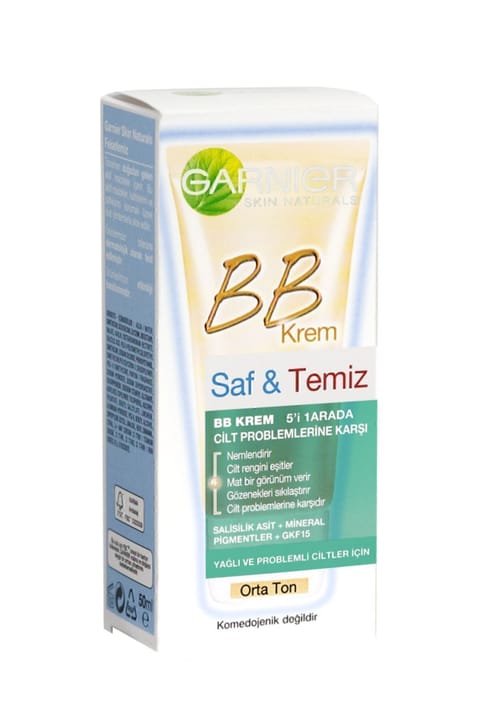 گارنیر بیبی کرم کلین اند کلیر تن متوسط SPF15 50ml