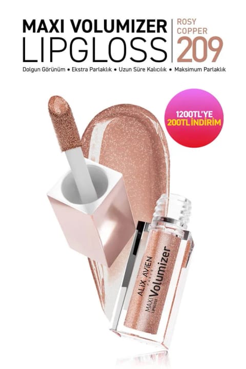Alix Avien Maxivolumizer Lipgloss 209 - Rosy Copper