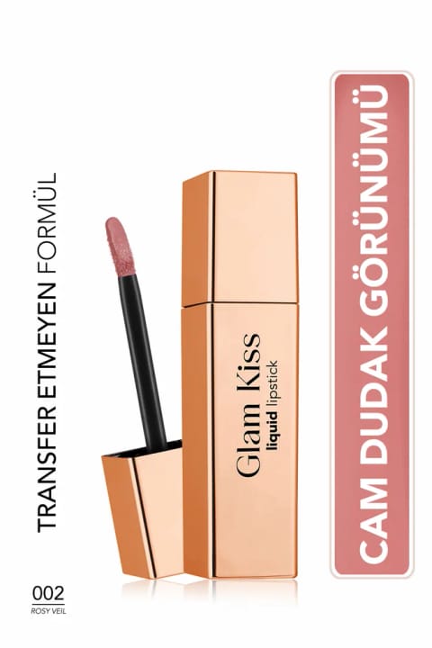 Flormar Glam Kiss براق کننده لب با رنگدانه بالا و مرطوب کننده شیشه‌ای