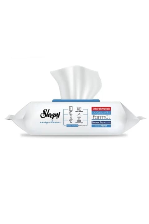 Sleepy دستمال تمیزکننده سطح ۱۰۰ تایی سفیدکننده (بسته ۲۴ عددی)
